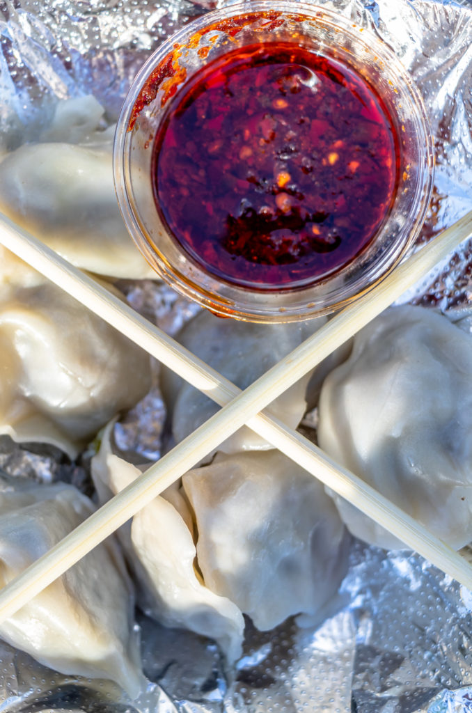 dumplings with spicy